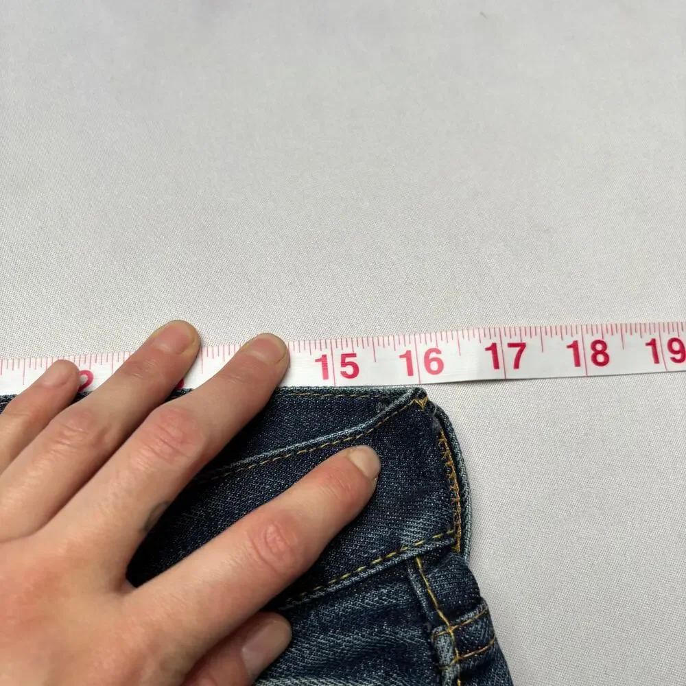 RRL Double RL Slim Fit Japan Woven Selvedge Denim Jeans Men's 30x32 Whiskering